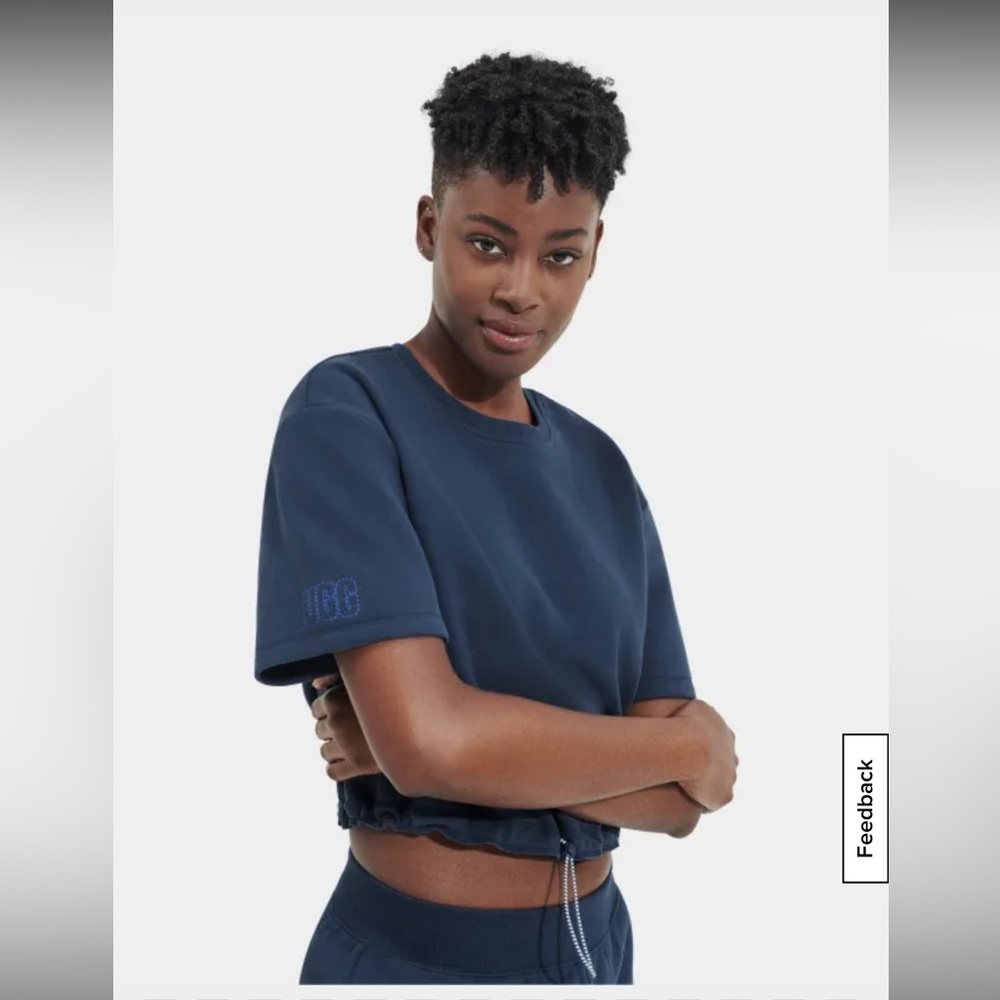 Ugg Blue Cropped Top